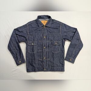Japan Blue Jeans Indigo Selvedge Denim Jacket Made in Japan Size 40 Momotaro